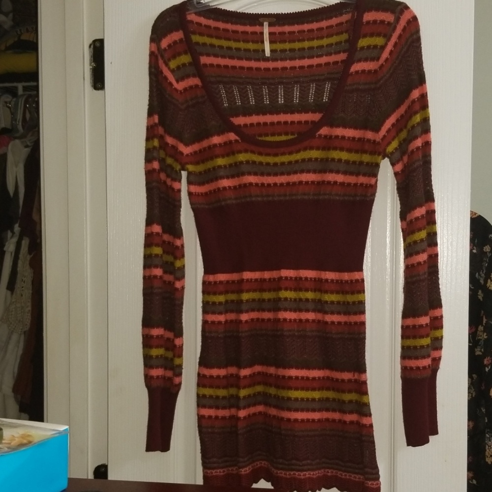 Free people sweater tunic/dress
